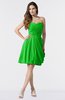 ColsBM Mikayla Jasmine Green Elegant Column Sweetheart Sleeveless Zipper Chiffon Little Black Dresses