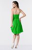 ColsBM Mikayla Jasmine Green Elegant Column Sweetheart Sleeveless Zipper Chiffon Little Black Dresses