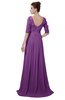 ColsBM Emily Dahlia Casual A-line Sabrina Elbow Length Sleeve Backless Beaded Bridesmaid Dresses