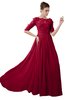 ColsBM Emily Scooter Casual A-line Sabrina Elbow Length Sleeve Backless Beaded Bridesmaid Dresses