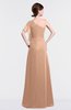 ColsBM Louisa Almost Apricot Simple A-line Short Sleeve Half Backless Floor Length Ruffles Bridesmaid Dresses