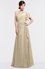 ColsBM Louisa Novelle Peach Simple A-line Short Sleeve Half Backless Floor Length Ruffles Bridesmaid Dresses