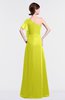 ColsBM Louisa Sulphur Spring Simple A-line Short Sleeve Half Backless Floor Length Ruffles Bridesmaid Dresses
