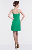 ColsBM Aliya Pepper Green Informal Sheath Zipper Chiffon Mini Plainness Prom Dresses