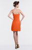 ColsBM Aliya Tangerine Informal Sheath Zipper Chiffon Mini Plainness Prom Dresses