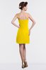 ColsBM Aliya Yellow Informal Sheath Zipper Chiffon Mini Plainness Prom Dresses