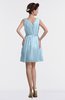 ColsBM Farrah Ice Blue Hawaiian Bateau Sleeveless Zipper Ribbon Cocktail Dresses