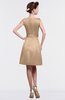 ColsBM Gloria Appleblossom Plain A-line Sleeveless Satin Knee Length Graduation Dresses