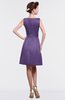 ColsBM Gloria Chalk Violet Plain A-line Sleeveless Satin Knee Length Graduation Dresses