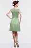 ColsBM Gloria Seacrest Plain A-line Sleeveless Satin Knee Length Graduation Dresses