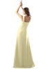 ColsBM Diana Anise Flower Modest Empire Thick Straps Zipper Floor Length Ruching Prom Dresses