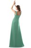 ColsBM Diana Beryl Green Modest Empire Thick Straps Zipper Floor Length Ruching Prom Dresses