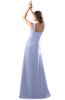 ColsBM Diana Blue Heron Modest Empire Thick Straps Zipper Floor Length Ruching Prom Dresses
