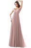 ColsBM Diana Blush Pink Modest Empire Thick Straps Zipper Floor Length Ruching Prom Dresses