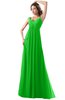 ColsBM Diana Classic Green Modest Empire Thick Straps Zipper Floor Length Ruching Prom Dresses