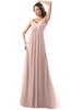 ColsBM Diana Dusty Rose Modest Empire Thick Straps Zipper Floor Length Ruching Prom Dresses