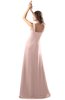 ColsBM Diana Dusty Rose Modest Empire Thick Straps Zipper Floor Length Ruching Prom Dresses