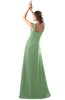 ColsBM Diana Fair Green Modest Empire Thick Straps Zipper Floor Length Ruching Prom Dresses