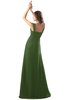 ColsBM Diana Garden Green Modest Empire Thick Straps Zipper Floor Length Ruching Prom Dresses