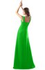 ColsBM Diana Jasmine Green Modest Empire Thick Straps Zipper Floor Length Ruching Prom Dresses