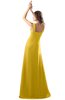 ColsBM Diana Lemon Curry Modest Empire Thick Straps Zipper Floor Length Ruching Prom Dresses