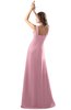 ColsBM Diana Light Coral Modest Empire Thick Straps Zipper Floor Length Ruching Prom Dresses