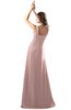ColsBM Diana Nectar Pink Modest Empire Thick Straps Zipper Floor Length Ruching Prom Dresses