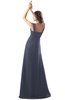 ColsBM Diana Nightshadow Blue Modest Empire Thick Straps Zipper Floor Length Ruching Prom Dresses