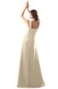 ColsBM Diana Novelle Peach Modest Empire Thick Straps Zipper Floor Length Ruching Prom Dresses