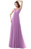ColsBM Diana Orchid Modest Empire Thick Straps Zipper Floor Length Ruching Prom Dresses