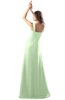 ColsBM Diana Pale Green Modest Empire Thick Straps Zipper Floor Length Ruching Prom Dresses
