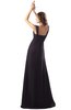 ColsBM Diana Perfect Plum Modest Empire Thick Straps Zipper Floor Length Ruching Prom Dresses