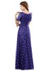 ColsBM Megan Liberty Gorgeous Column Scalloped Edge Short Sleeve Floor Length Lace Bridesmaid Dresses