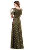 ColsBM Megan Otter Gorgeous Column Scalloped Edge Short Sleeve Floor Length Lace Bridesmaid Dresses
