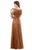 ColsBM Megan Pheasant Gorgeous Column Scalloped Edge Short Sleeve Floor Length Lace Bridesmaid Dresses