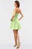 ColsBM Amani Butterfly Simple Sleeveless Zip up Short Ruching Party Dresses