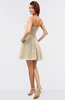 ColsBM Amani Novelle Peach Simple Sleeveless Zip up Short Ruching Party Dresses