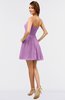 ColsBM Amani Orchid Simple Sleeveless Zip up Short Ruching Party Dresses