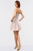 ColsBM Amani Silver Peony Simple Sleeveless Zip up Short Ruching Party Dresses