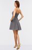 ColsBM Amani Storm Front Simple Sleeveless Zip up Short Ruching Party Dresses