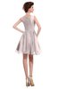 ColsBM Courtney Light Pink Modest A-line Bateau Sleeveless Zip up Ruching Homecoming Dresses