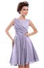 ColsBM Courtney Pastel Lilac Modest A-line Bateau Sleeveless Zip up Ruching Homecoming Dresses