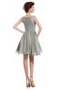 ColsBM Courtney Platinum Modest A-line Bateau Sleeveless Zip up Ruching Homecoming Dresses