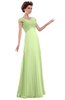 ColsBM Elise Butterfly Casual V-neck Zipper Chiffon Pleated Bridesmaid Dresses