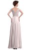 ColsBM Elise Light Pink Casual V-neck Zipper Chiffon Pleated Bridesmaid Dresses