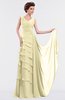 ColsBM Tessa Anise Flower Romantic Sleeveless Zip up Chiffon Floor Length Tiered Bridesmaid Dresses