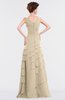 ColsBM Tessa Novelle Peach Romantic Sleeveless Zip up Chiffon Floor Length Tiered Bridesmaid Dresses