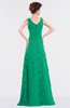 ColsBM Tessa Sea Green Romantic Sleeveless Zip up Chiffon Floor Length Tiered Bridesmaid Dresses