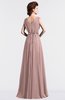 ColsBM Cordelia Blush Pink Vintage A-line Sleeveless Chiffon Floor Length Pleated Bridesmaid Dresses