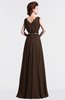 ColsBM Cordelia Copper Vintage A-line Sleeveless Chiffon Floor Length Pleated Bridesmaid Dresses